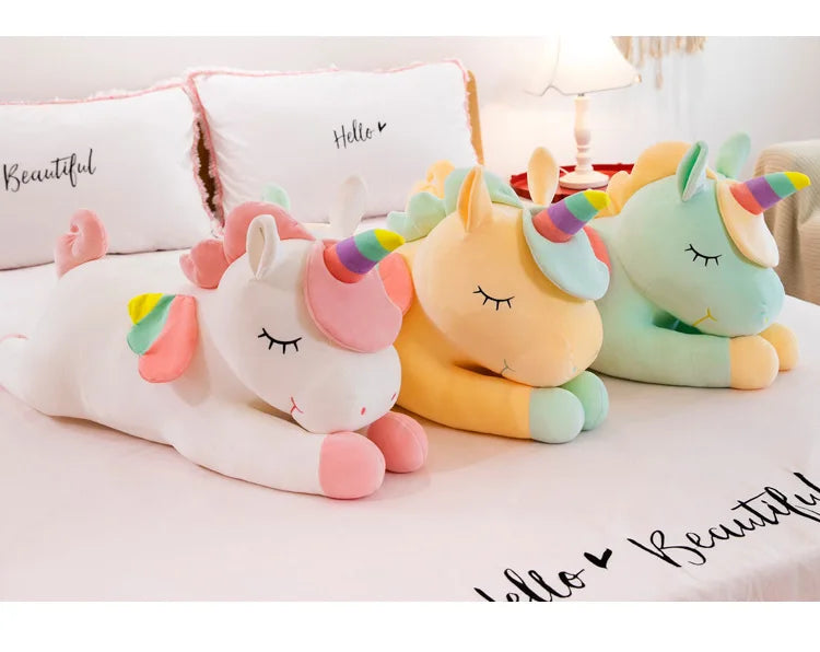 30-50cm Kawaii Unicorn Pony Doll Plush Toy Kids Birthday Gift Doll Pillow/Cushion Christmas Gift for Family and Friends