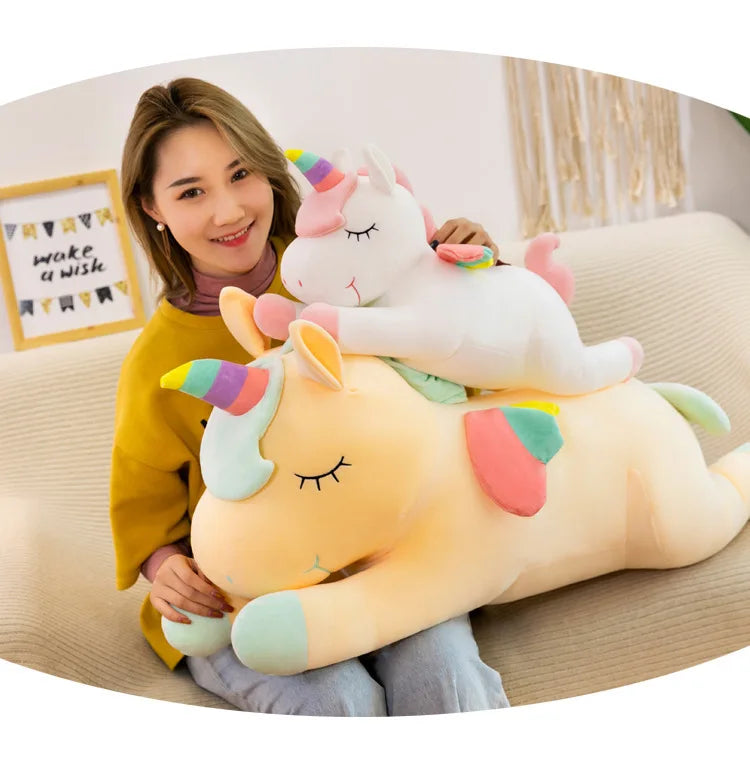 30-50cm Kawaii Unicorn Pony Doll Plush Toy Kids Birthday Gift Doll Pillow/Cushion Christmas Gift for Family and Friends