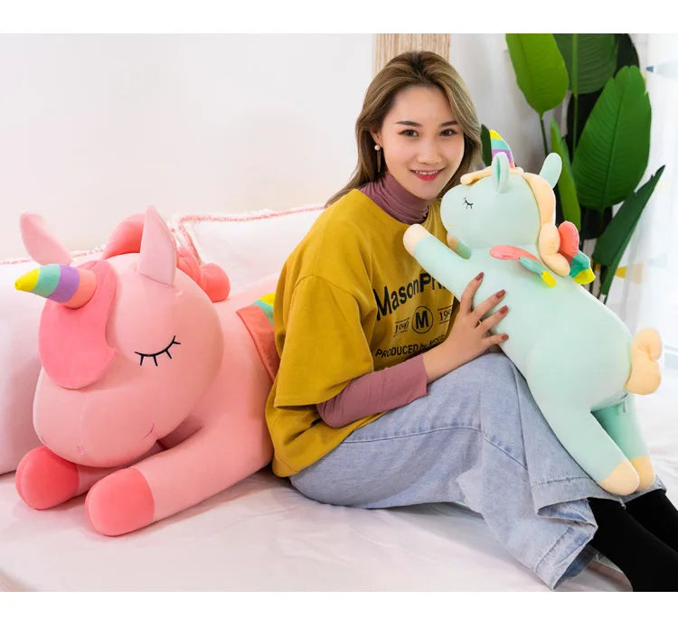 30-50cm Kawaii Unicorn Pony Doll Plush Toy Kids Birthday Gift Doll Pillow/Cushion Christmas Gift for Family and Friends