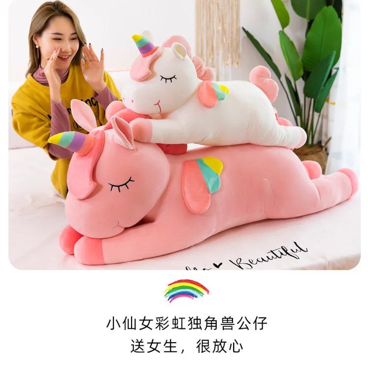 30-50cm Kawaii Unicorn Pony Doll Plush Toy Kids Birthday Gift Doll Pillow/Cushion Christmas Gift for Family and Friends