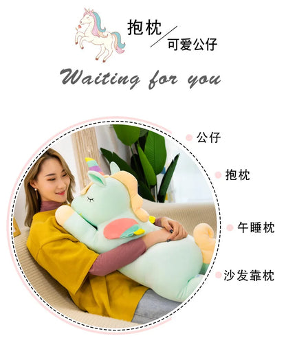 30-50cm Kawaii Unicorn Pony Doll Plush Toy Kids Birthday Gift Doll Pillow/Cushion Christmas Gift for Family and Friends