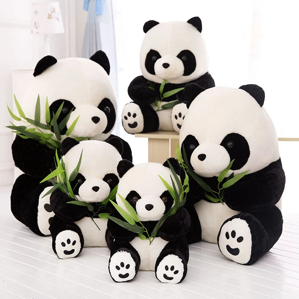 9-16cm 1Pc HOT Large Size Panda Doll Plush Toy Baby Bear Pillow Panda Cloth Doll Kids Toys Baby Birthday Gift For Children