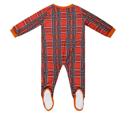 Christmas Homewear Family Clothes Print Long Sleeve Sleepwear Tracksuit Mother Daughter Father Son Matching Outfits Baby Rompers