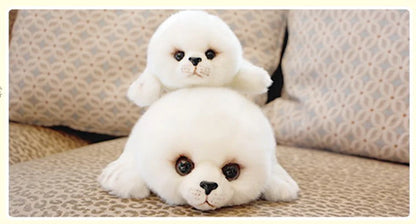 Soft Cute Seals Plush Toy Sea World Animal Sea Lion Stuffed Doll Big-Eyes Baby Birthday Gift for Kids Christmas Dropshipping