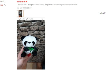 9-16cm 1Pc HOT Large Size Panda Doll Plush Toy Baby Bear Pillow Panda Cloth Doll Kids Toys Baby Birthday Gift For Children