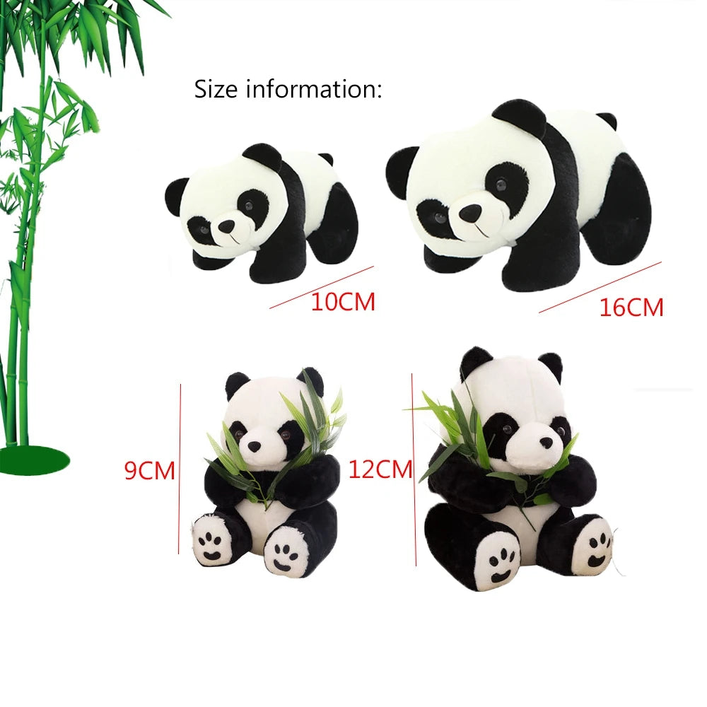 9-16cm 1Pc HOT Large Size Panda Doll Plush Toy Baby Bear Pillow Panda Cloth Doll Kids Toys Baby Birthday Gift For Children