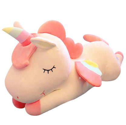 1pc 25cm Unicorn Action Figure Plush Toy Huggable Bear Doll Doll Girl Sleeping Long Pillow Cute Bed Doll For Girl