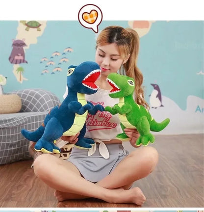 Hot 60cm/90cm Cartoon Dinosaur Plush Toys Hobbies Huge Tyrannosaurus Rex Plush Dolls Stuffed Toys For Children Boys Classic Toys