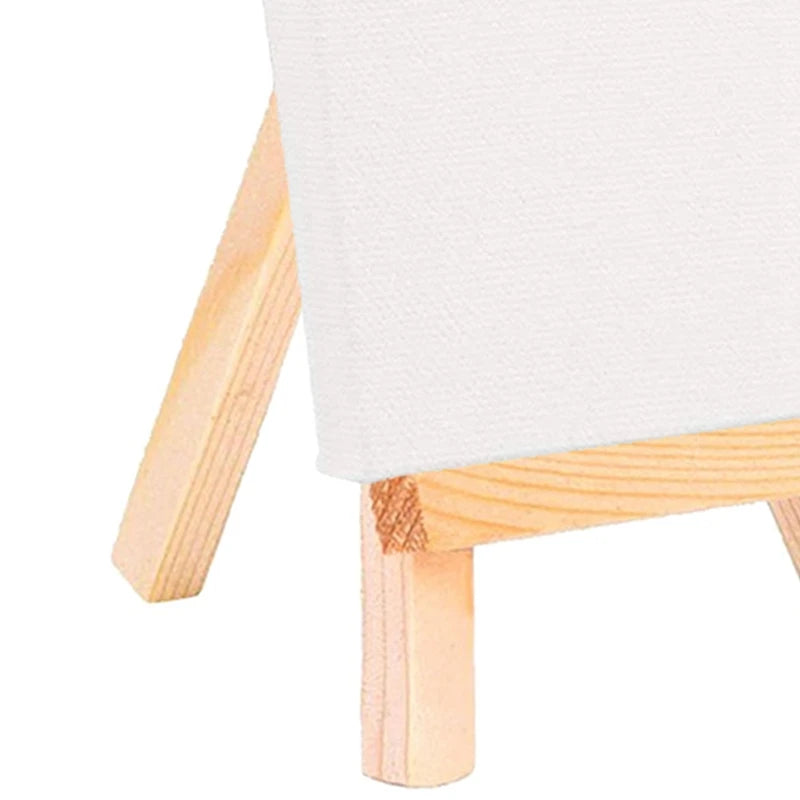 Wood Mini Easel For The Artist Oil Painting White Canvas Painting Cloth Furniture Furnishing For Painting Canvas Art Supplies