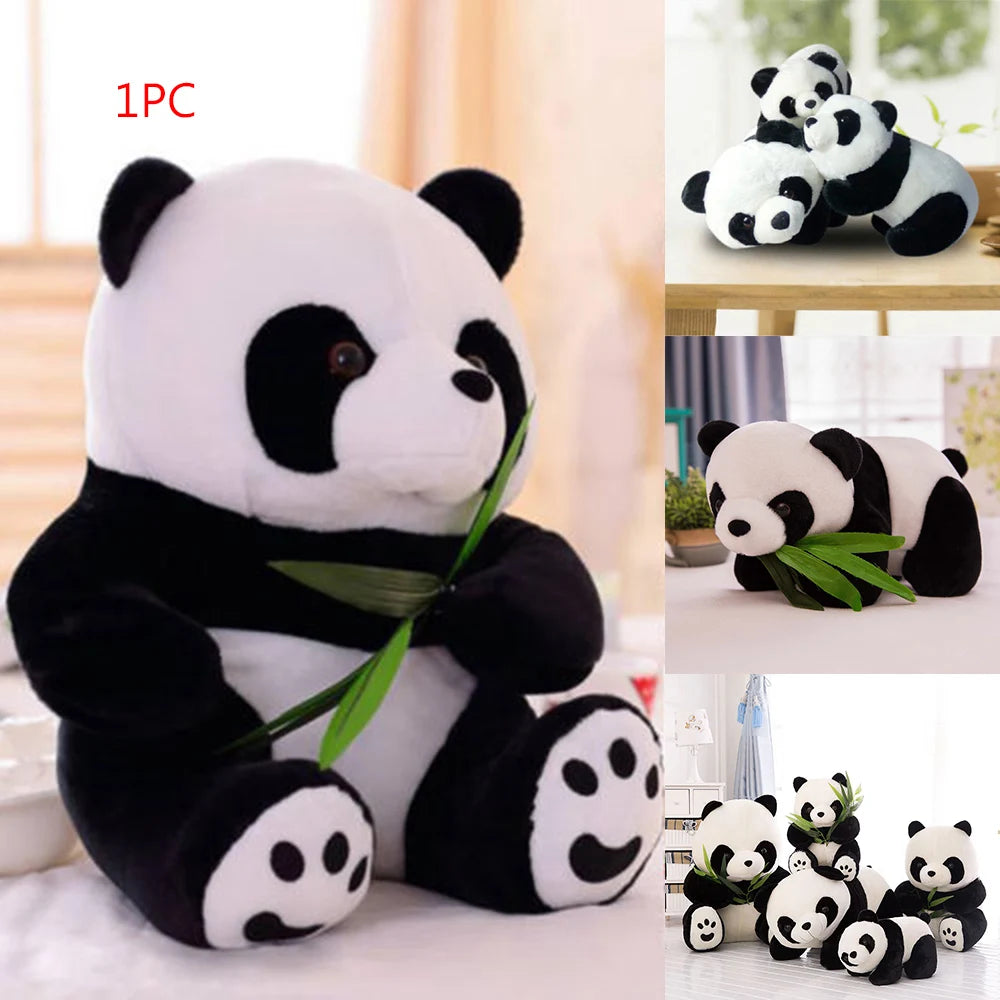 9-16cm 1Pc HOT Large Size Panda Doll Plush Toy Baby Bear Pillow Panda Cloth Doll Kids Toys Baby Birthday Gift For Children