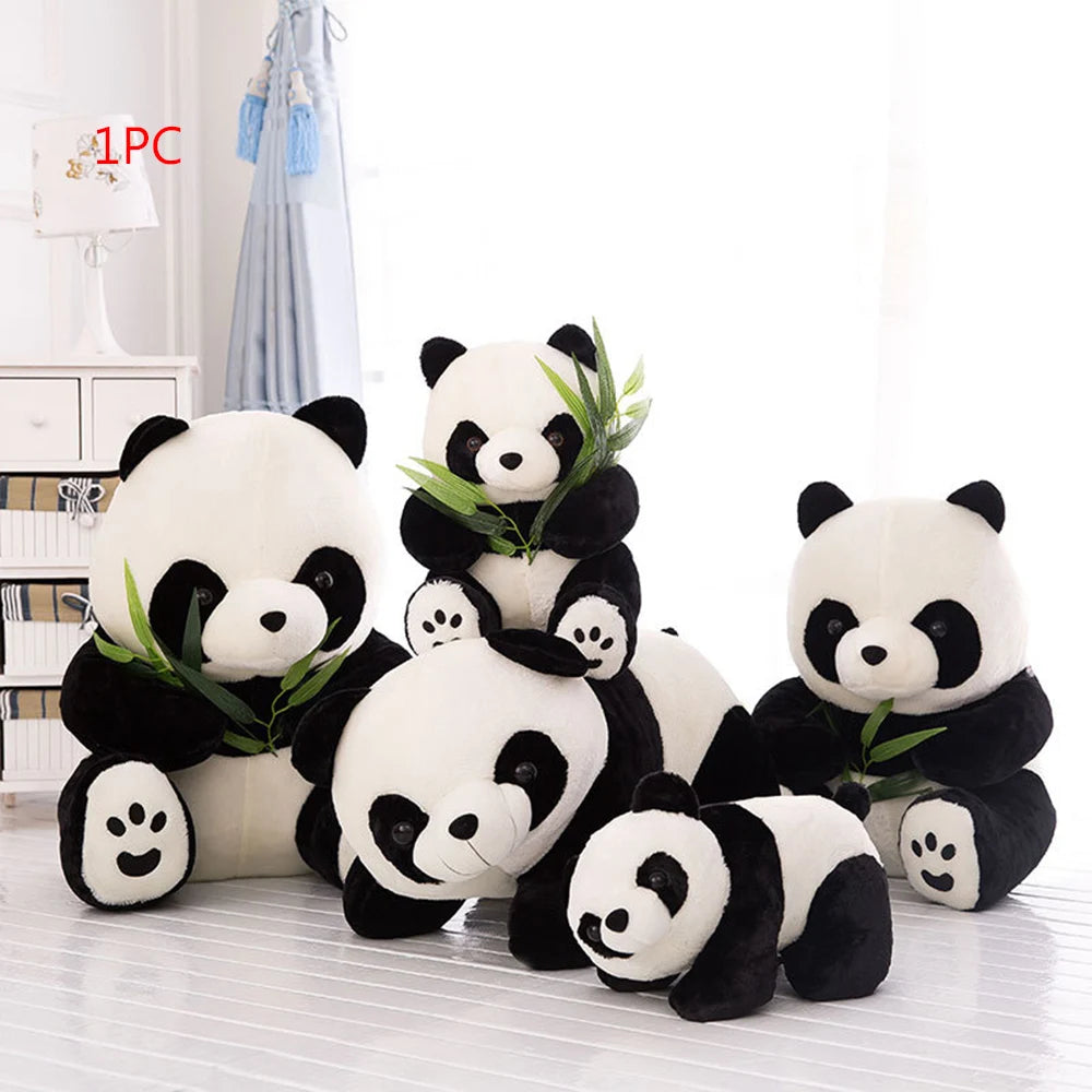 9-16cm 1Pc HOT Large Size Panda Doll Plush Toy Baby Bear Pillow Panda Cloth Doll Kids Toys Baby Birthday Gift For Children