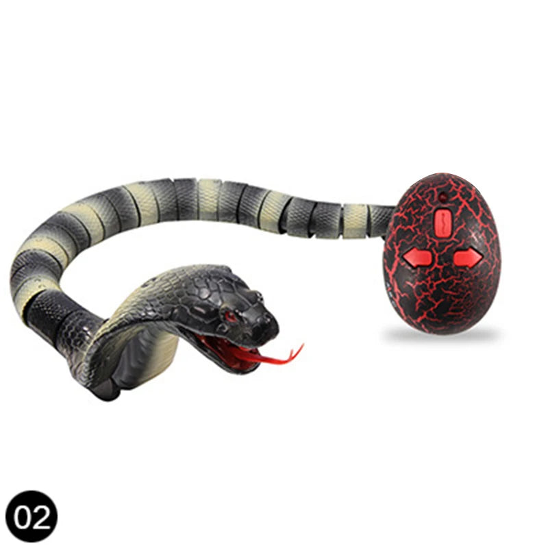 Naja Cobra Plastic Snake Toy Funny Remote Control for King Cobra Interesting Egg Children Gift High Simulation Radio Control Toy