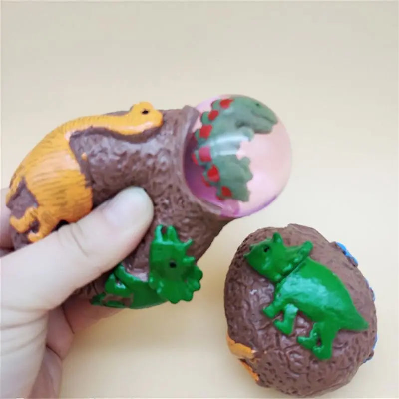 Surprise Dinosaur Eggs Anti Stress Grape Ball Squeeze Relief Vent Toy Kids Toy