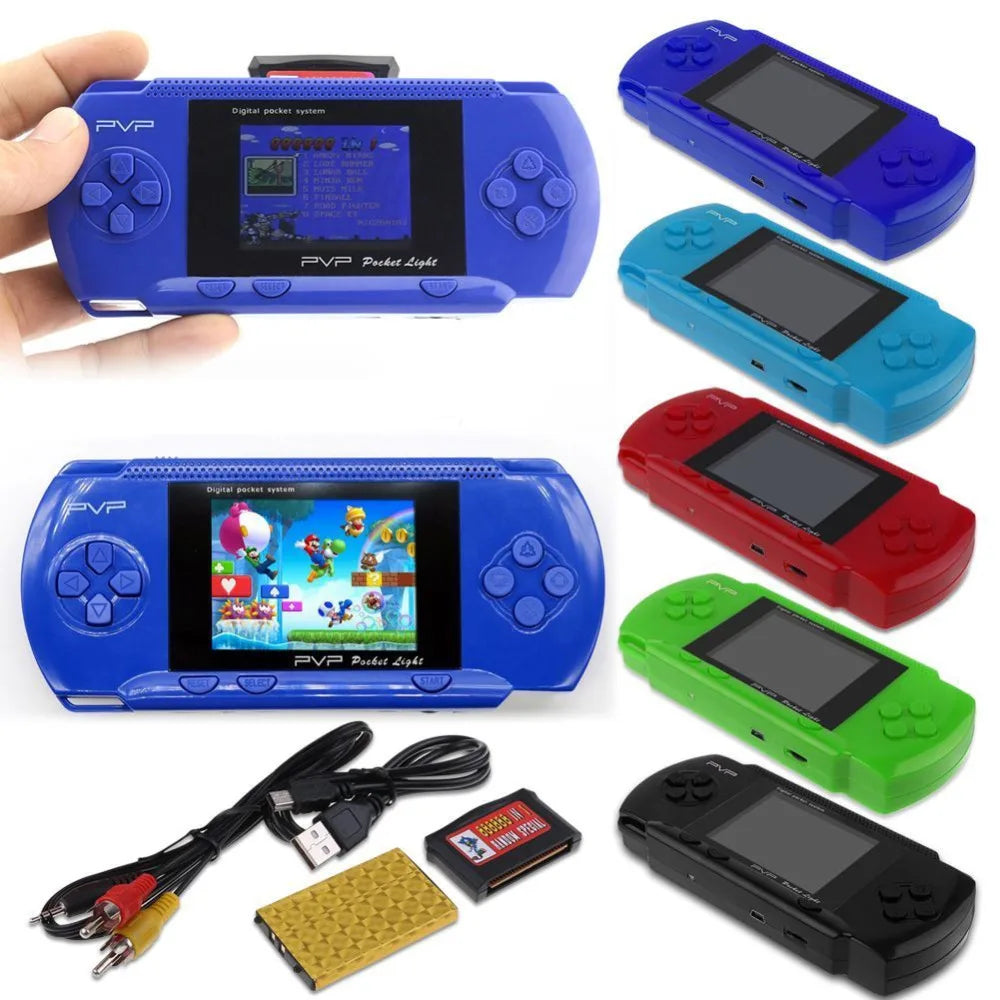 PVP 3000 Handheld Game Player Built-in 89 Games Mini Video Game Console from family childhood guys Game Player