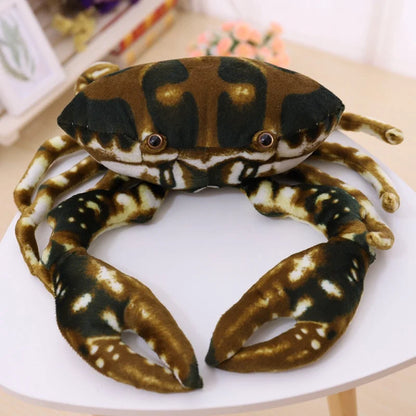 Simulation Crab Plush Toy Soft Cartoon Creative Crab Stuffed Animal Doll Home Decoration Toys Sofa Pillow Boys Birthday Gift