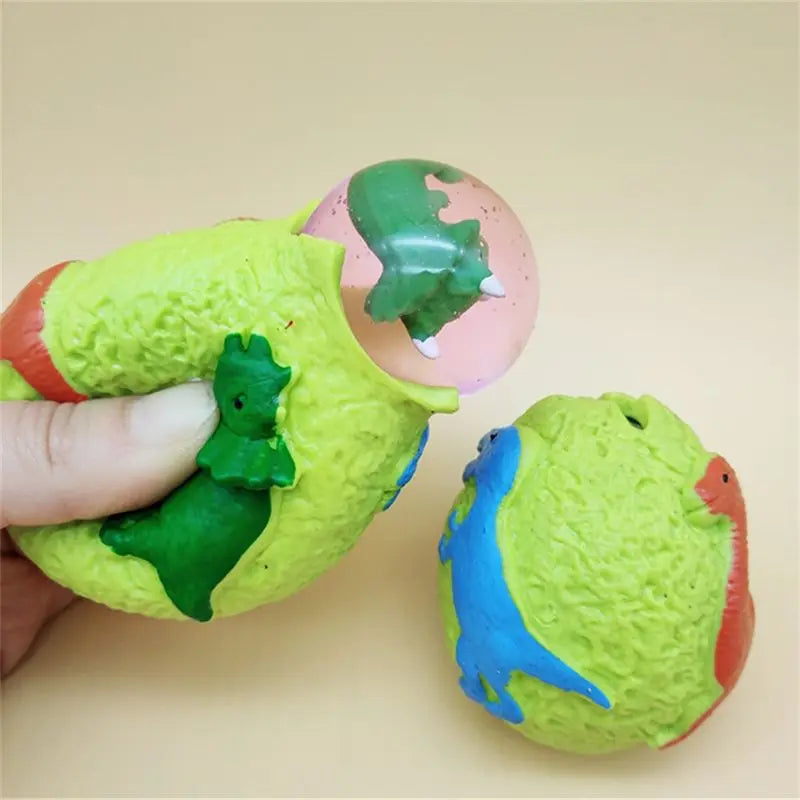 Surprise Dinosaur Eggs Anti Stress Grape Ball Squeeze Relief Vent Toy Kids Toy