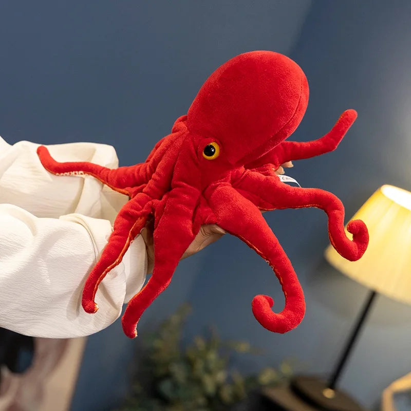 40cm75cm Lifelike Octopus Plush Toy Stuffed Simulation Sea Animal Plush Toys Red Octopus Dolls & Stuffed Toys for Children Gift