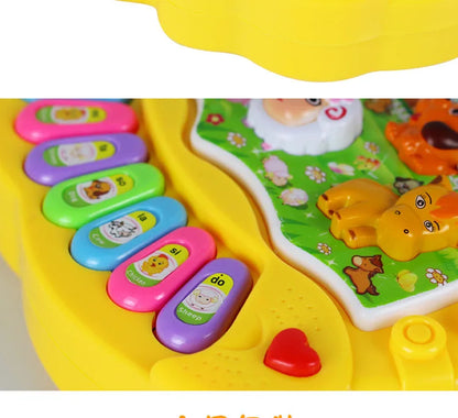 Baby Kids Musical Piano Toys Animal Farm Music Piano Educational Toys Instrument Development For Children Birthday Gift