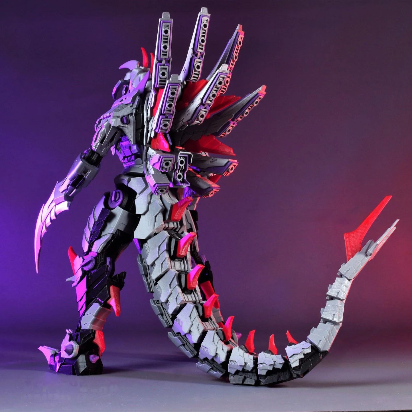 3D printed oversized rigid model ornament, mechanical toy ornament of the same model as the Godzilla series in the movie, Gamela