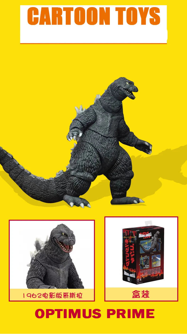 1962 Movie Version Of Godzilla Monster King 6-inch Articulated Movable Figurine Popular Children's Toy Exquisite Gifts Models