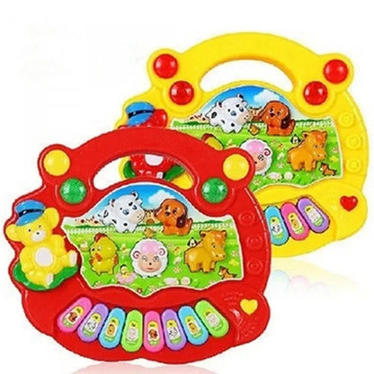 Baby Kids Musical Piano Toys Animal Farm Music Piano Educational Toys Instrument Development For Children Birthday Gift