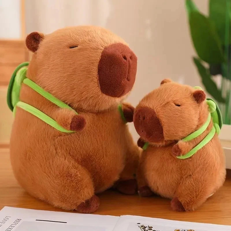 23cm Capybara Plush Toy Simulation Capibara Anime Fluffty Toy Cute Doll Stuffed Animals Soft Plush Doll Christmas Gifts for Kids