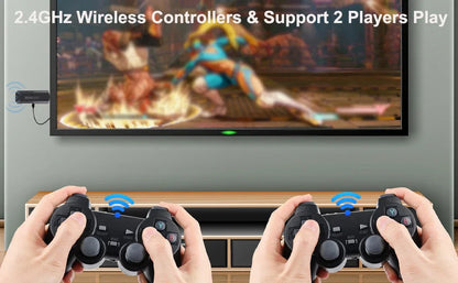 X2 Plus 128G 40000 Game GD10 Pro 4K Game Stick 3D HD Retro Video Game Console Wireless Controller TV 50 Emulator For PS1/N64/DC