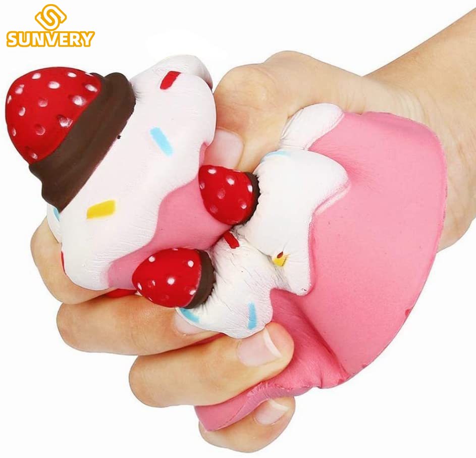 Jumbo Squishy Kawaii Animal Unicorn Cake Deer Panda Squishies Slow Rising Stress Ball fidget toys Squeeze food Toys for Kids