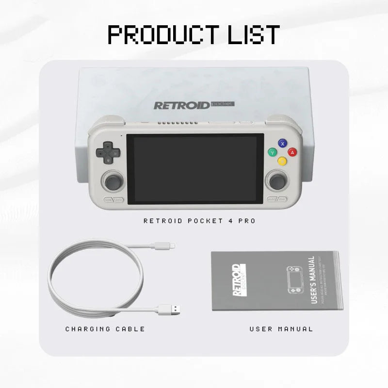 Retroid Pocket 4 Pro Android Handheld Retro Gaming Console with Games Setup Option | Game Cove PH