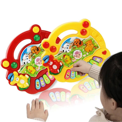 Baby Kids Musical Piano Toys Animal Farm Music Piano Educational Toys Instrument Development For Children Birthday Gift