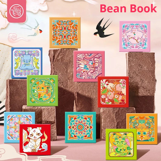 240g Portable Bean Book Mini Watercolor Book Organ Book Travel Handbook Sketchbook For Painting Color Student Art Supplies