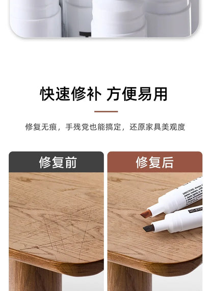 1pc Paint Markers Pens Quick Dry Waterproof Permanent Markers Wood Touch-Up Paint Pen Furniture Crafts Repair Paint Markers