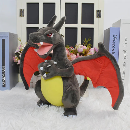 Mega Charizard X Y Plush Toys Charizard Evolution Doll Soft Stuffed Toys Animals Peluche Halloween Gifts for Children 8-10 Inch