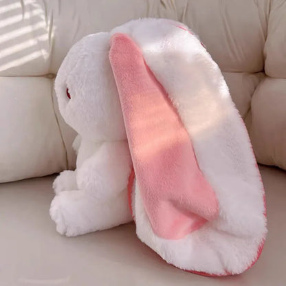 25cm Cute Strawberry Carrot Rabbit Plush Toy Stuffed Creative Into Fruit Transform Baby Cuddly Bunny Doll for Kid Birthday Gift