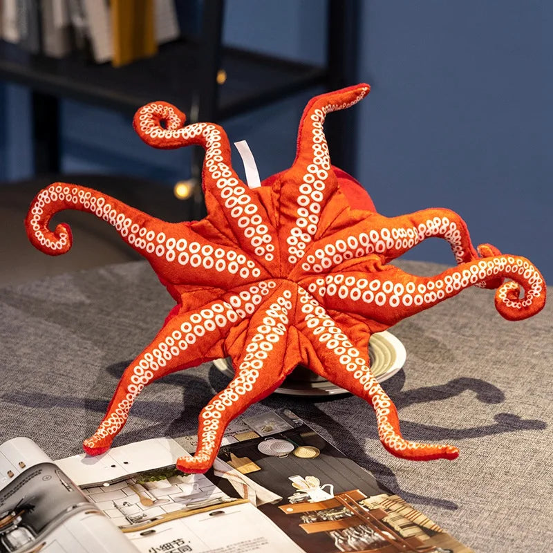 40cm75cm Lifelike Octopus Plush Toy Stuffed Simulation Sea Animal Plush Toys Red Octopus Dolls & Stuffed Toys for Children Gift