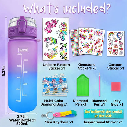 Decorate Your Own Water Bottle Kits for Girls DIY Mermaid Birthday Decorations Arts and Crafts  Toys Christmas Gift