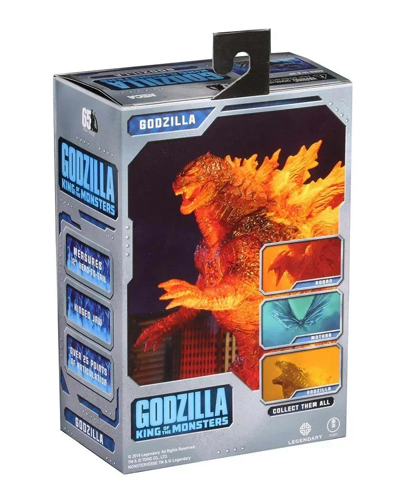 NECA 2019 Burning Godzilla The King Of Monsters Anime Action Figurine Moveable Toy Original Ornament Birthday Gift