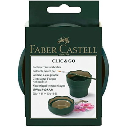 Faber Castell Wash brush bucket Scalable Telescopic Art Wash Pen Cup Folding Bucket Water Cup Sketch Painting Art Supplies