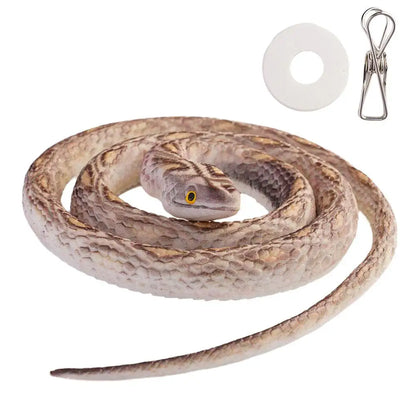 70cm Fake Large Rubber Snake With Line Simulation Prank Toy Realistic Lifelike Scare Prank Gag Gift Joke Toys For Kids Y2W4