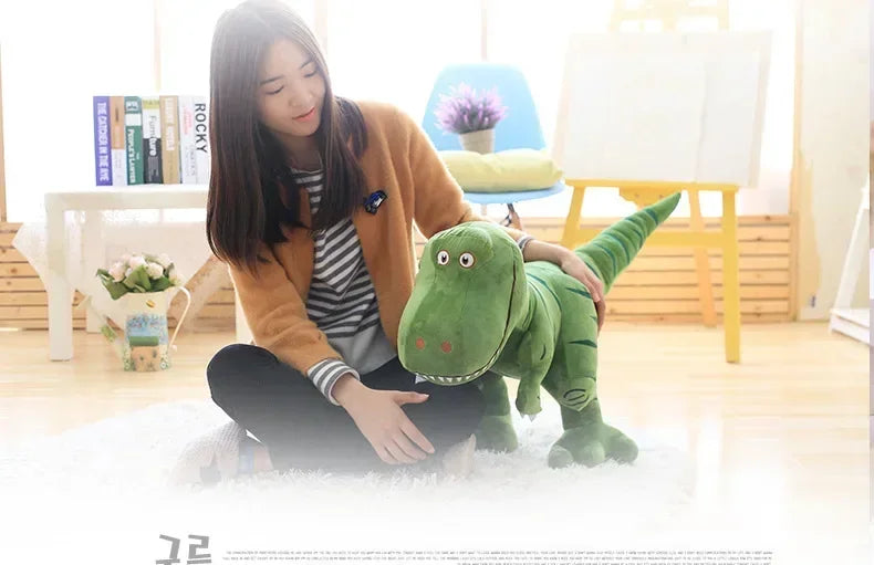 1pc 40-100cm New Dinosaur Plush Toys Soft Cartoon Tyrannosaurus Cute Stuffed Dolls for Birthday Gift Kawaii Peluche