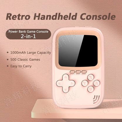 10000 Mah Large Capacity Portable Retro Game Console 2.8 Inch Power Bank Video Game Dual USB Output Mini Handheld Game Player