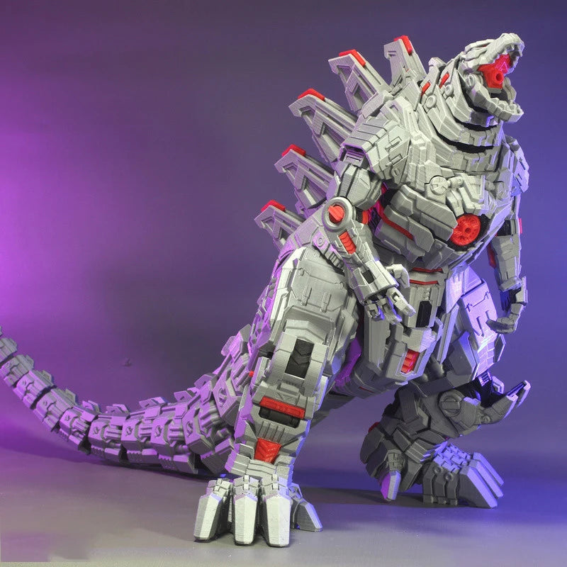 3D printing of super large mechanical Godzilla toy models, movable adult toys, home ornaments, movie Godzilla models