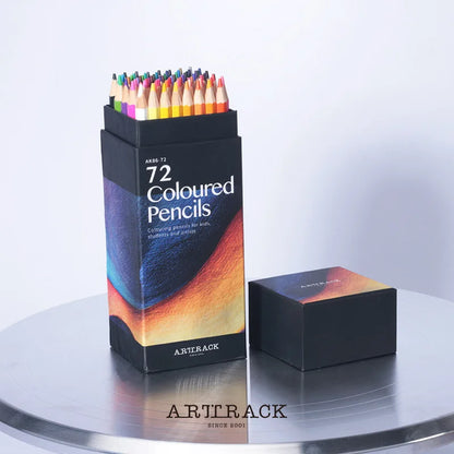 Wood Watercolor Pencil 12/24/36/48/72 Colors Professional Oil Water Soluble Colored Pencils For Draw Sketch School Art Supplies