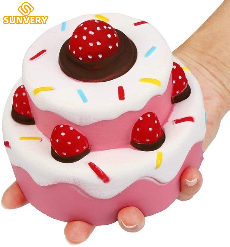 Jumbo Squishy Kawaii Animal Unicorn Cake Deer Panda Squishies Slow Rising Stress Ball fidget toys Squeeze food Toys for Kids