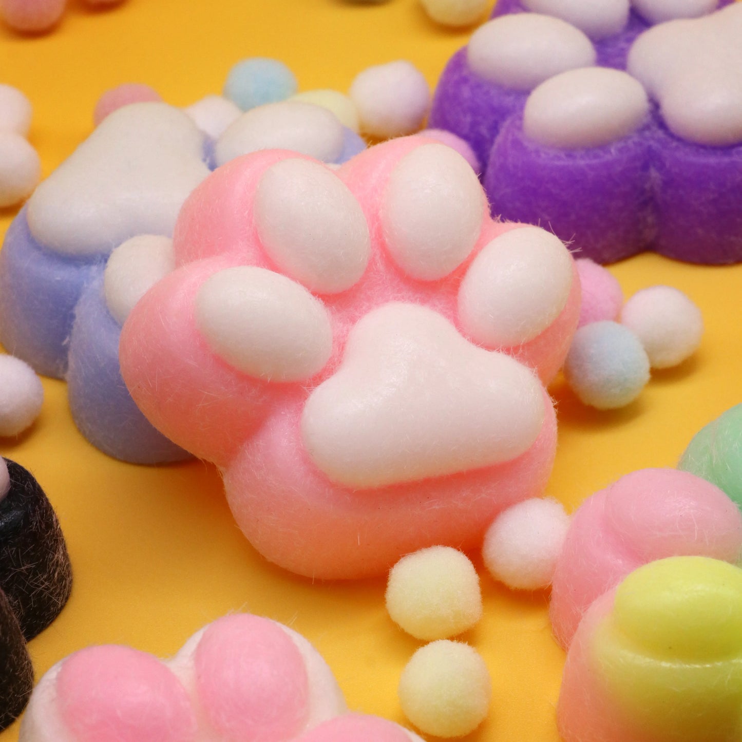 Kawaii Cute Cat Paw Squeeze Toys Slow Rebound Decompression Toy Reduce Stress Decompression Kids Toy for Kids Sensory Toys