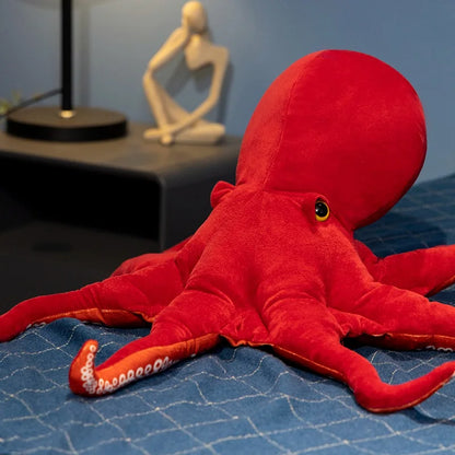 40cm75cm Lifelike Octopus Plush Toy Stuffed Simulation Sea Animal Plush Toys Red Octopus Dolls & Stuffed Toys for Children Gift