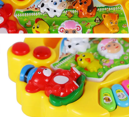 Baby Kids Musical Piano Toys Animal Farm Music Piano Educational Toys Instrument Development For Children Birthday Gift