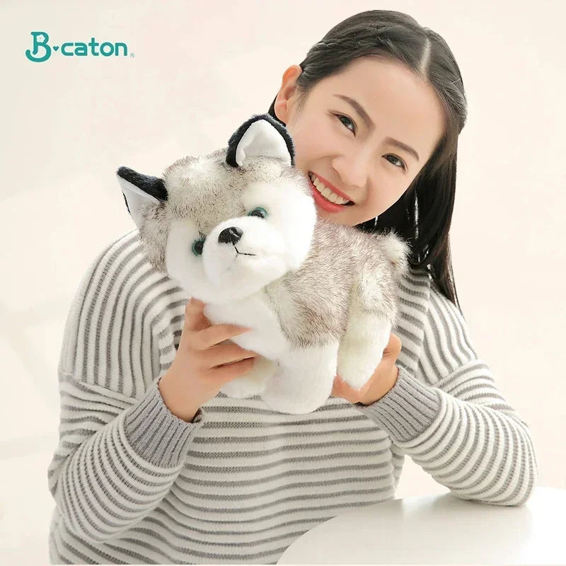 20cm Lifelike Cute Husky Dog Plush Toys Soft Stuffed Animal Kawaii  Children Toys Birthday Gift for Girl Cartoon Fluffy Dog Toy