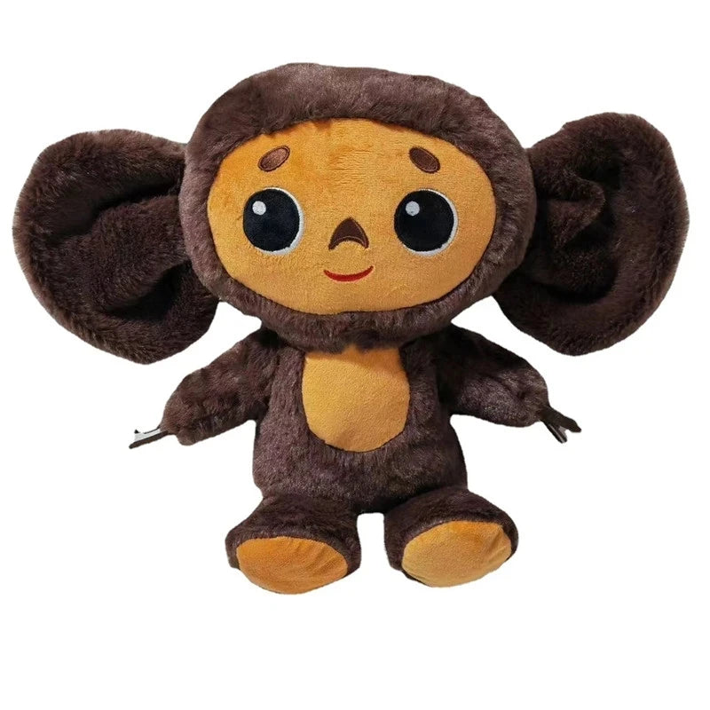 2023 Russia Movie Cheburashka Monkey Plush Toy чебурашка игрушка Stuffed Cartoon Doll Sleep Baby Toys For Kids Children Gift