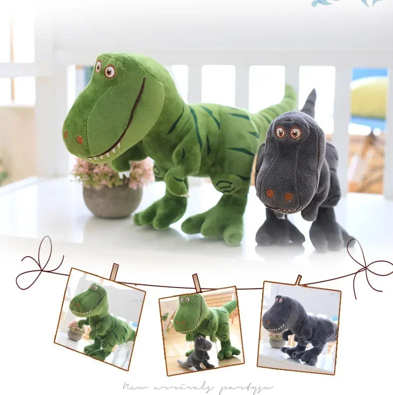 1pc 40-100cm New Dinosaur Plush Toys Soft Cartoon Tyrannosaurus Cute Stuffed Dolls for Birthday Gift Kawaii Peluche